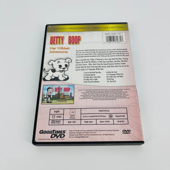Betty Boop Her Wildest Adventures DVD - Good Used Condition - Picture 8 of 12